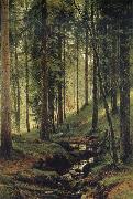 Ivan Shishkin The Brook in the Forest Germany oil painting artist